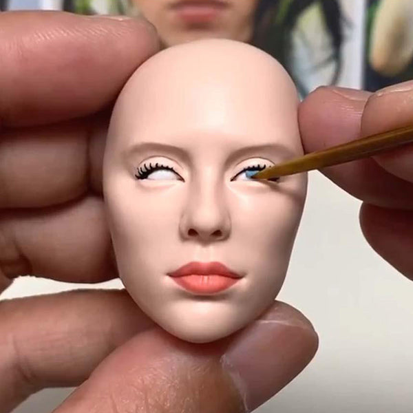 Customized single lady photographer bobblehead doll