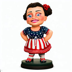 Christmas Series2-custom Christmas Girl Custom Bobblehead