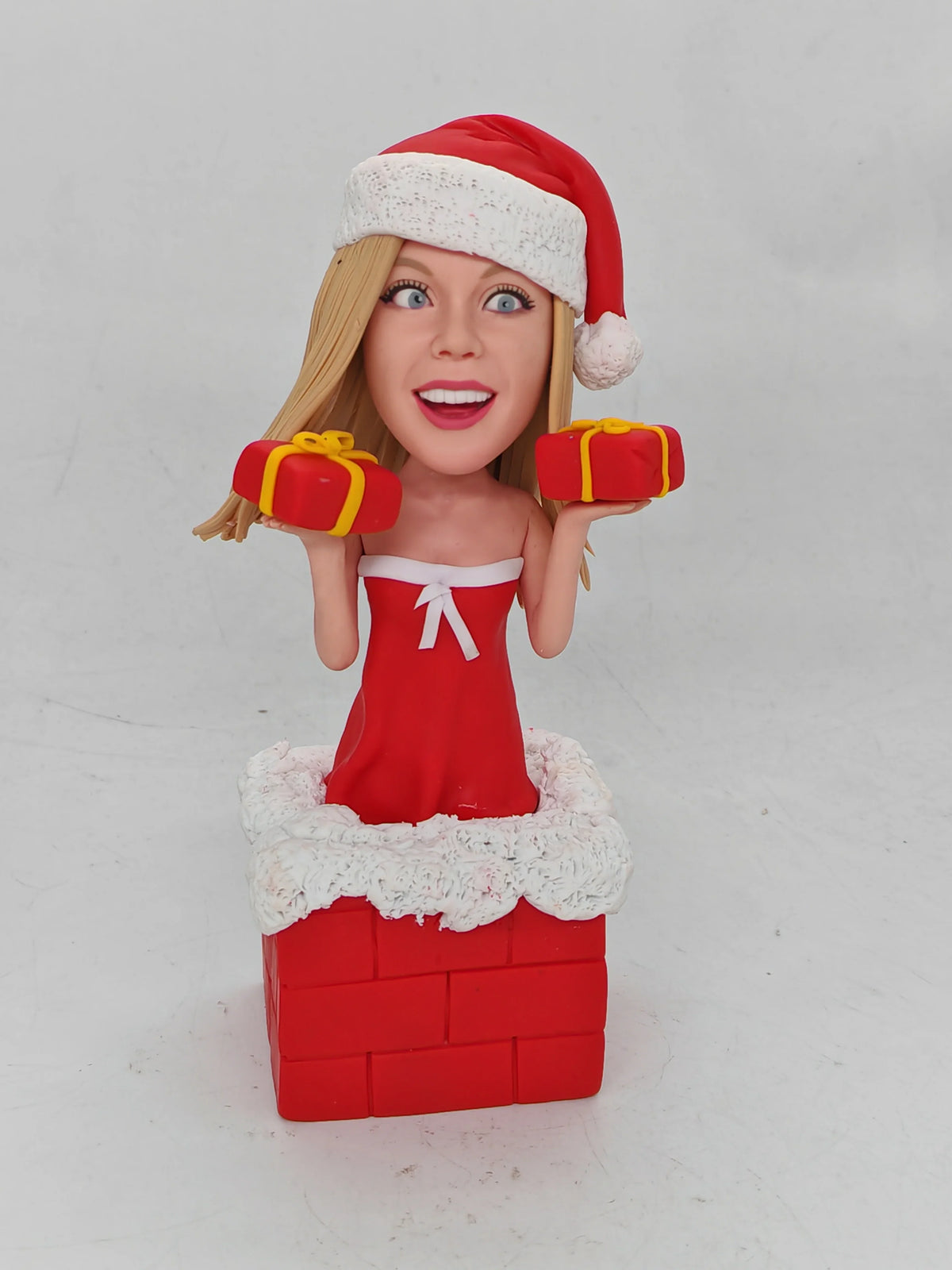 Christmas Beautiful Lady Custom Bobblehead 31