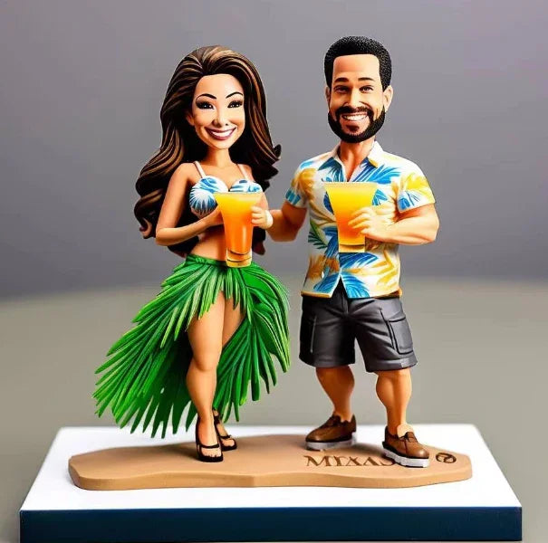 Bobblehead personnalisé pour 2 personnes