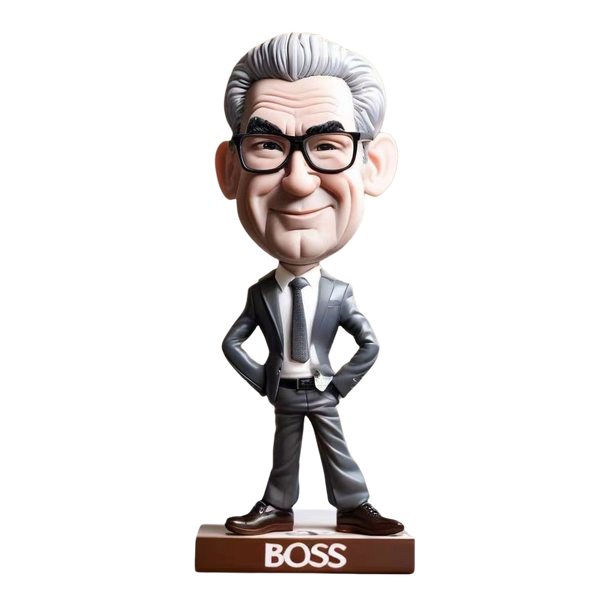 Domineering Male Boss WORLD BEST BOSS Custom Bobblehead with Engraved Text5