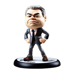 Domineering Male Boss WORLD BEST BOSS Custom Bobblehead with Engraved Text2