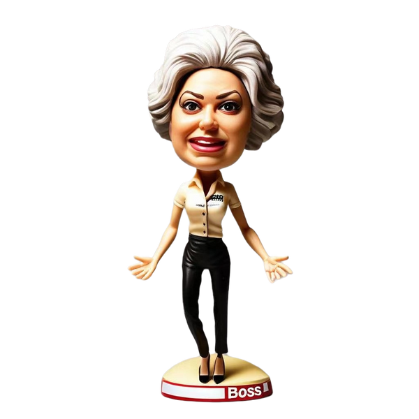 CEO Lady Boss WORLD BEST BOSS Custom Bobblehead with Engraved Text5