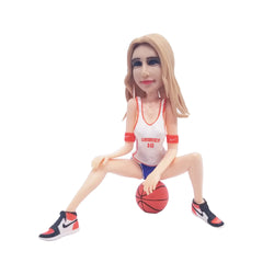 Car Customized Football Baby Bobblehead Doll (Woman Sitting on Football) World Cup