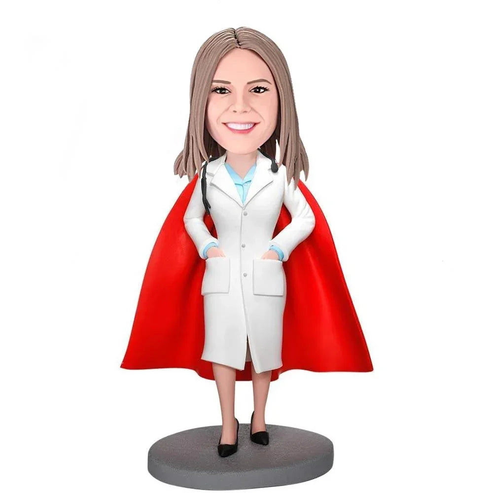 Super Doctor Custom Bobblehead - Mydedor Bobblehead and Custom gifts Shop