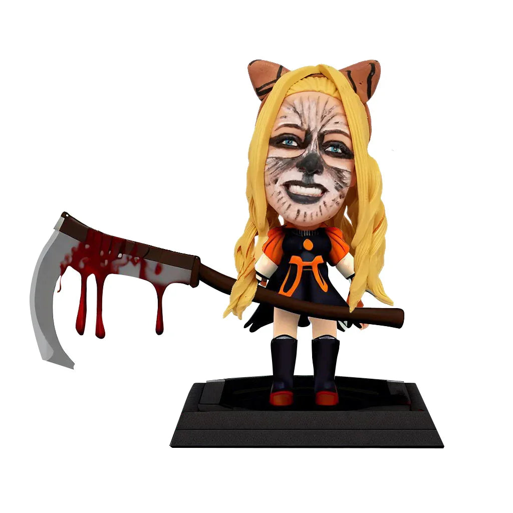 Boucher à la tronçonneuse de la série Bobblehead d'Halloween