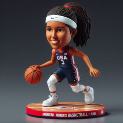 Women's Basketball Player C Custom Bobblehead Figure