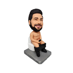 Sexy toilet boy BOBBLEHEAD - Mydedor Bobblehead and Custom gifts Shop