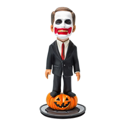 Halloween Zombie Mask Man Custom Noggle Doll with Custom Text