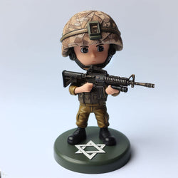 brown camouflage uniform Custom Bobblehead Israel Series