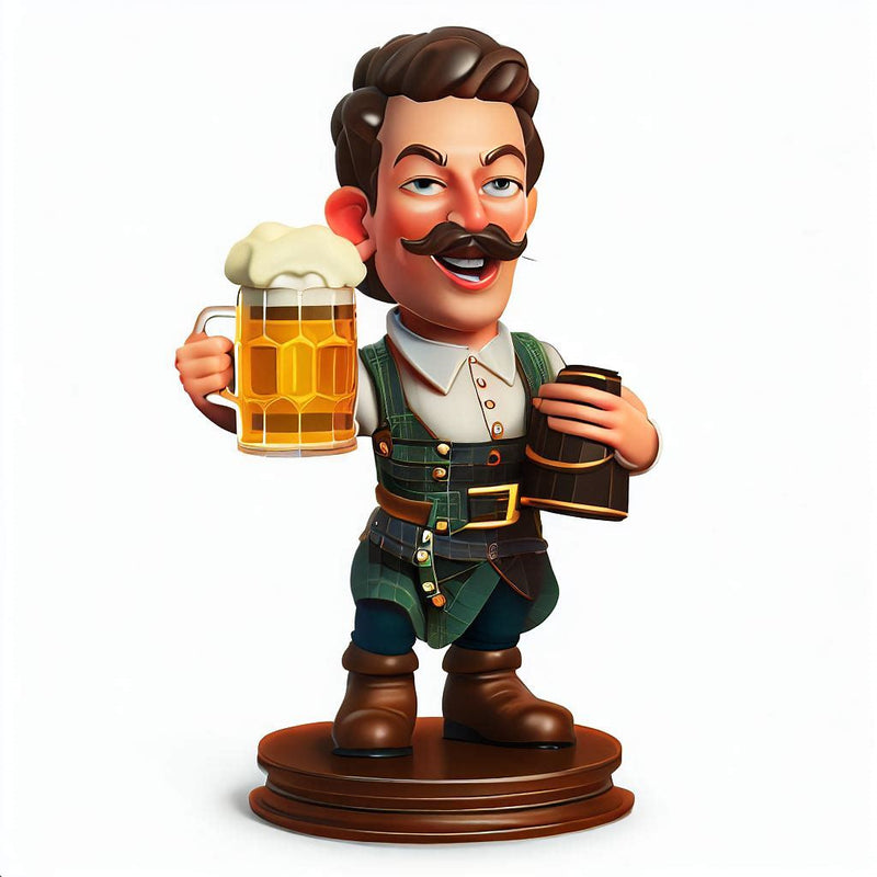 Customized Oktoberfest beer drinking men's gifts handmade souvenirs