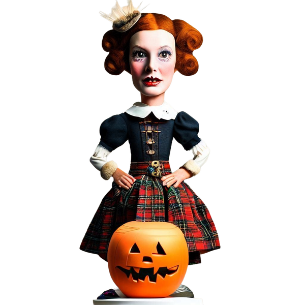 Halloween Custom Europumpkin Ladies Noggle Figure with Custom Text