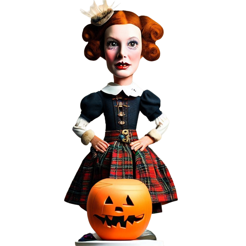 Halloween Custom Europumpkin Ladies Noggle Figure with Custom Text