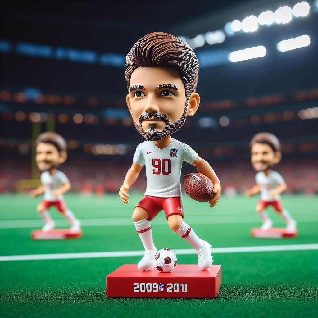 Customized Solo Football Player Bobblehead Figure