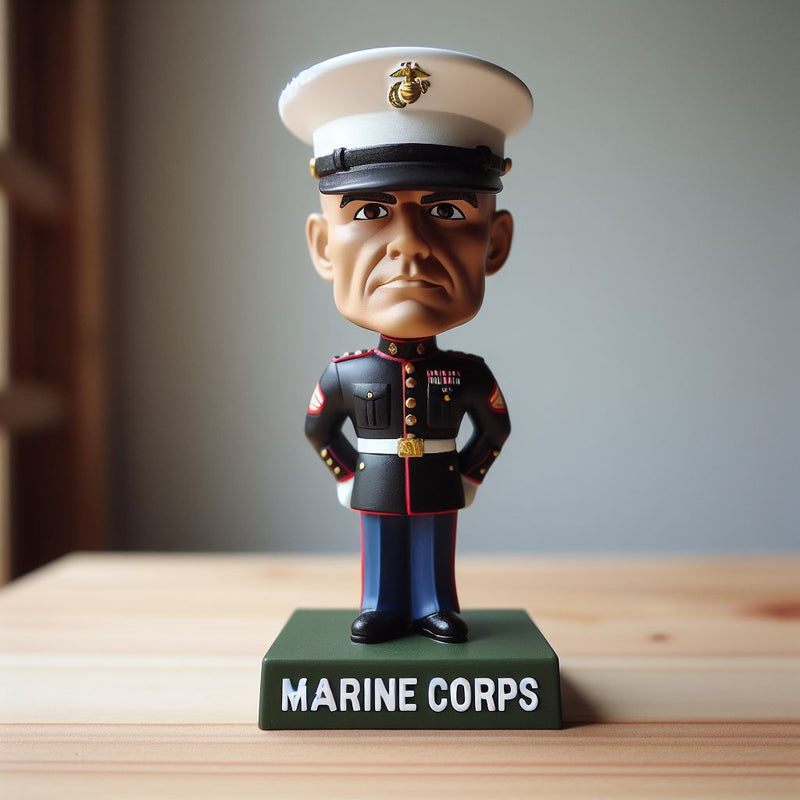 Marines Custom Bobbleheads With Engraved Text