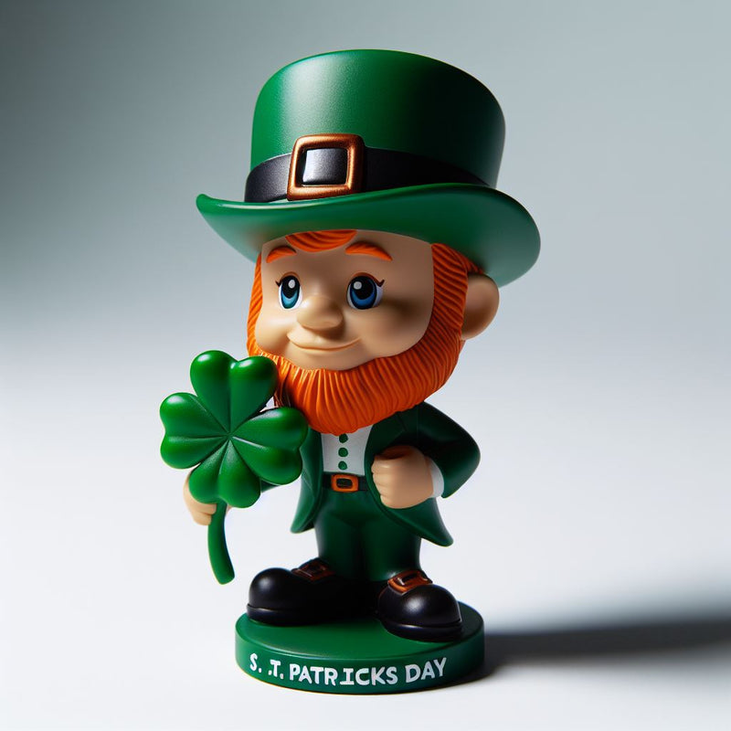 Green St. Patrick's Day Custom Bobblehead