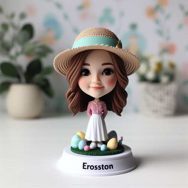 5.9 inch Easter custom gift for women