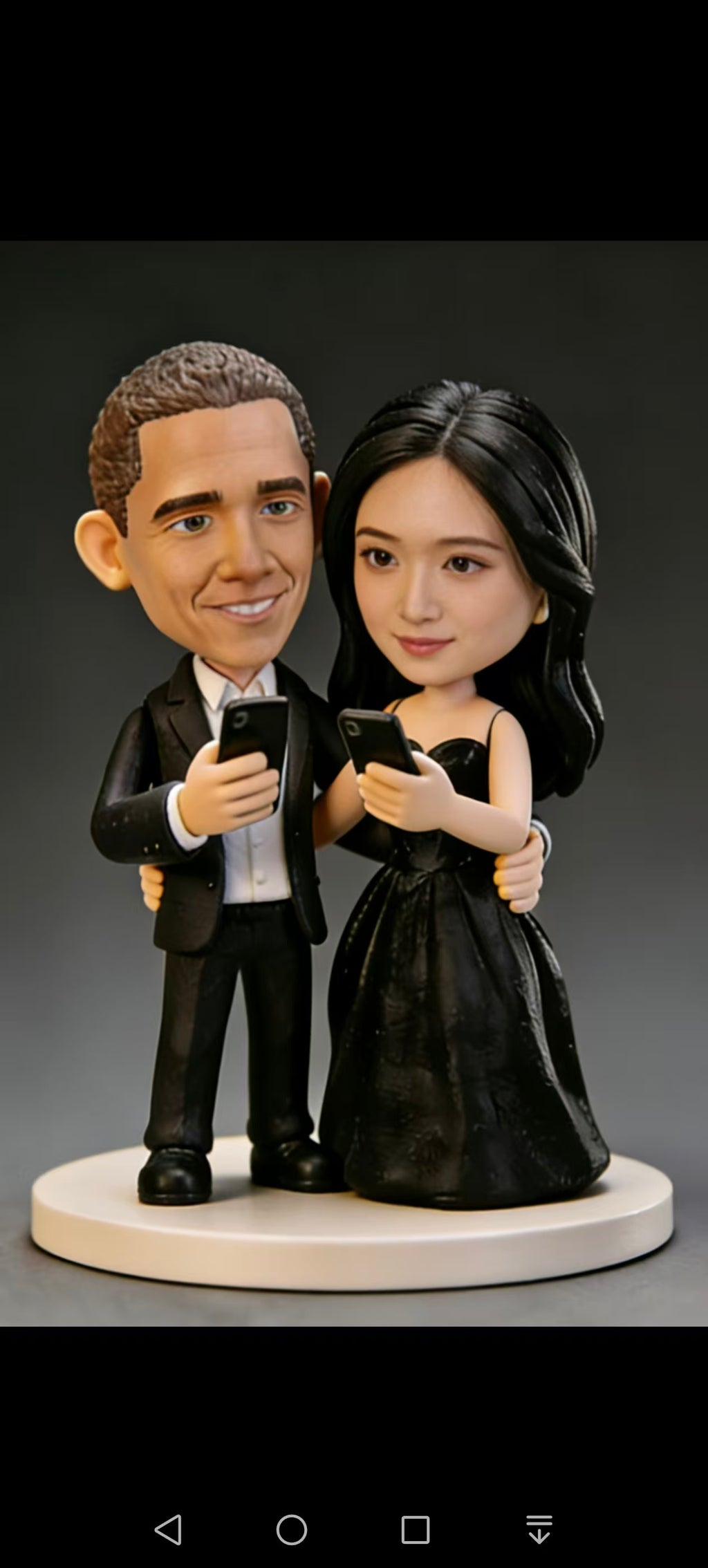 The most popular trend in the US now is to look at your phone while hugging your loved one.