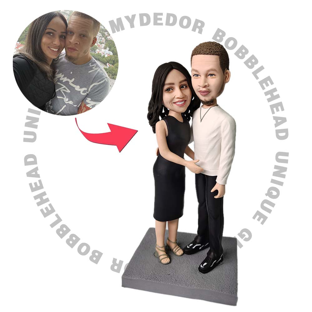 Fashion anniversary couple Custom Bobblehead