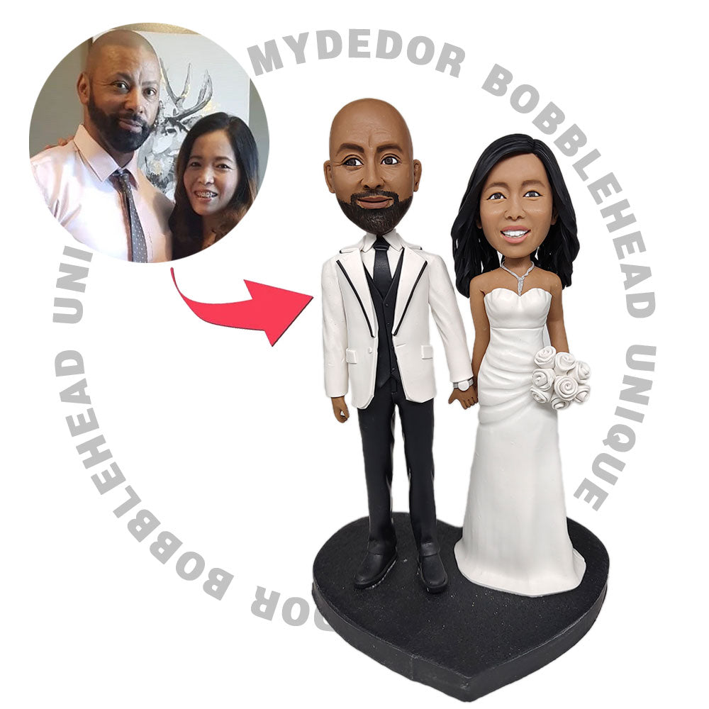 SWEET WEDDING Couple Custom Bobblehead