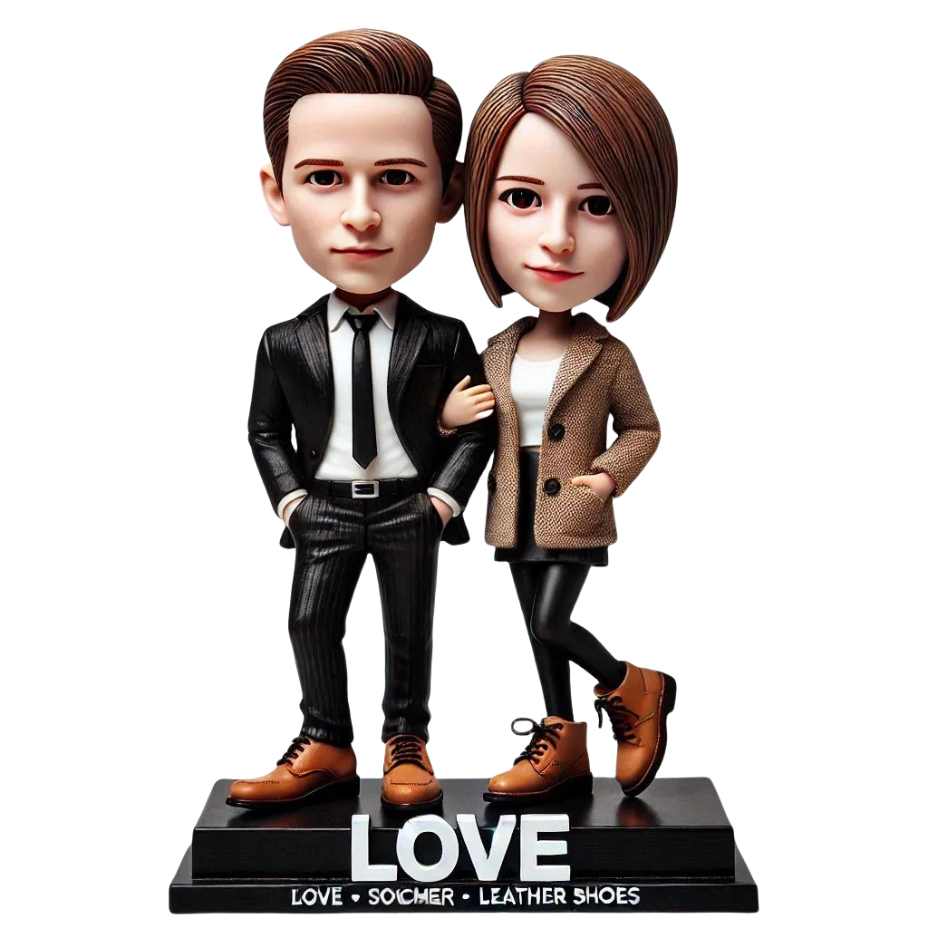 Modern Couple Custom Bobblehead（3）