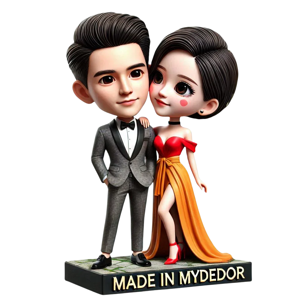 Modern Couple Custom Bobblehead（8）