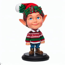 Christmas Collection - Custom Christmas Boy Custom Bobblehead Figures