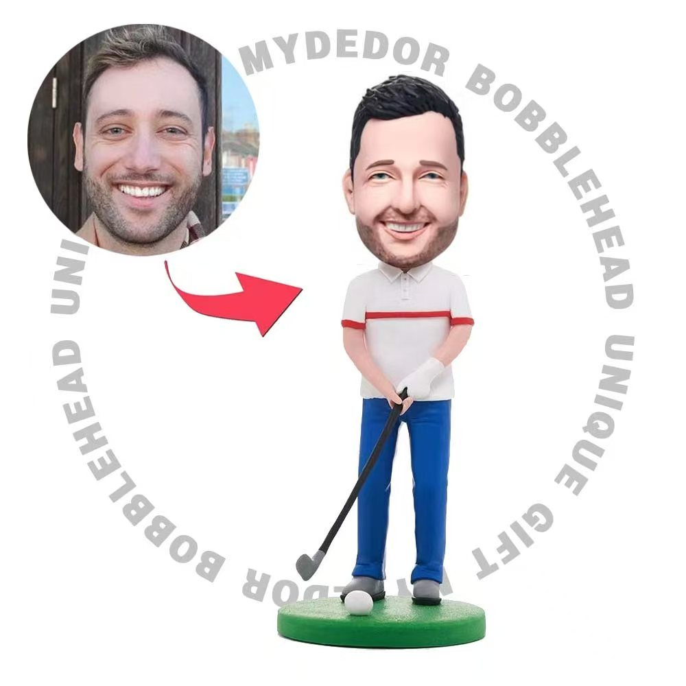 Golfer Posing Custom Bobblehead