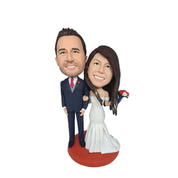 Wedding dress up Custom Bobblehead - Mydedor Bobblehead and Custom gifts Shop