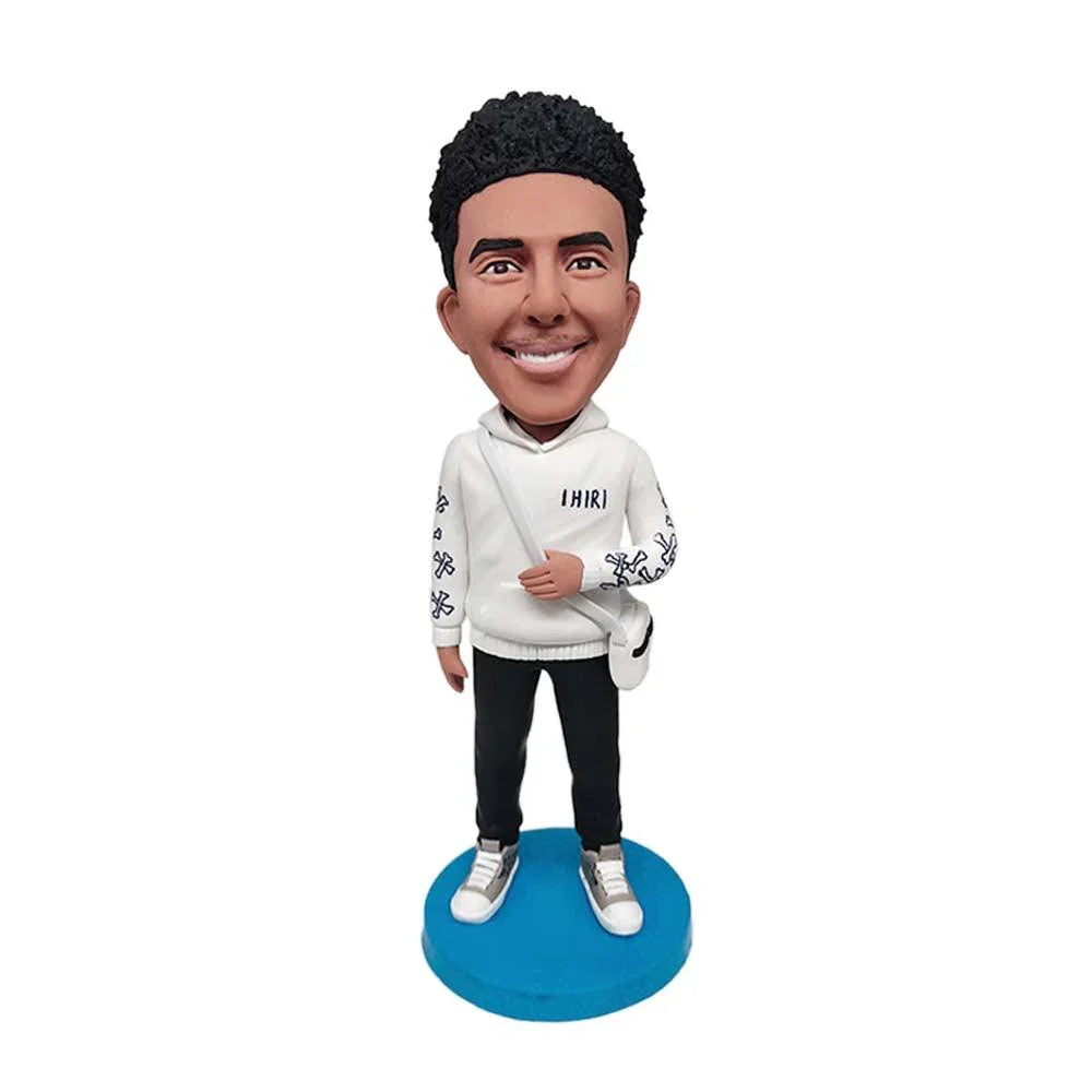 Casual men's shoulder bag Custom Bobblehead - Mydedor Bobblehead and Custom gifts Shop