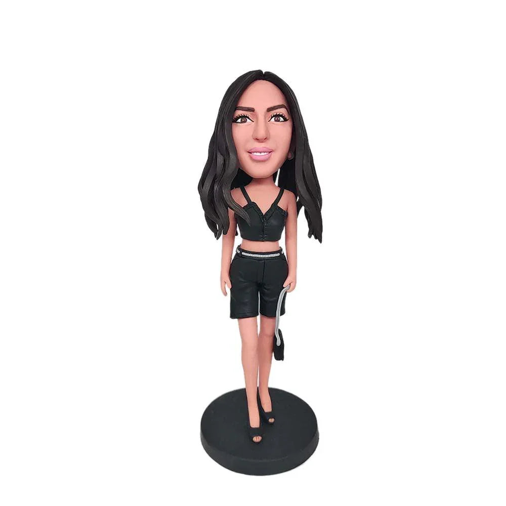 Beautiful female model Custom Bobblehead - Mydedor Bobblehead and Custom gifts Shop