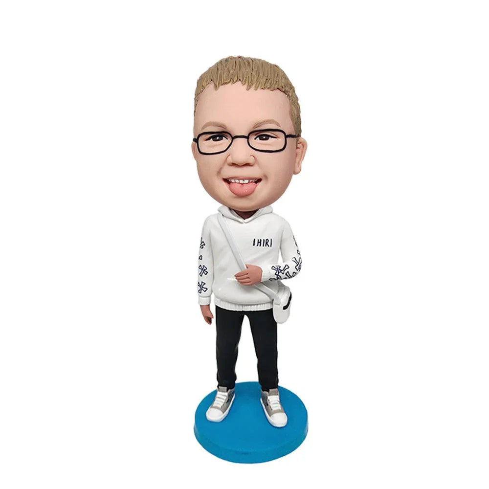 Casual men's shoulder bag Custom Bobblehead - Mydedor Bobblehead and Custom gifts Shop