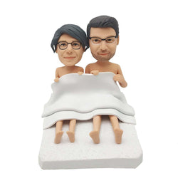 Blanket Couple Custom Bobblehead - Mydedor Bobblehead and Custom gifts Shop