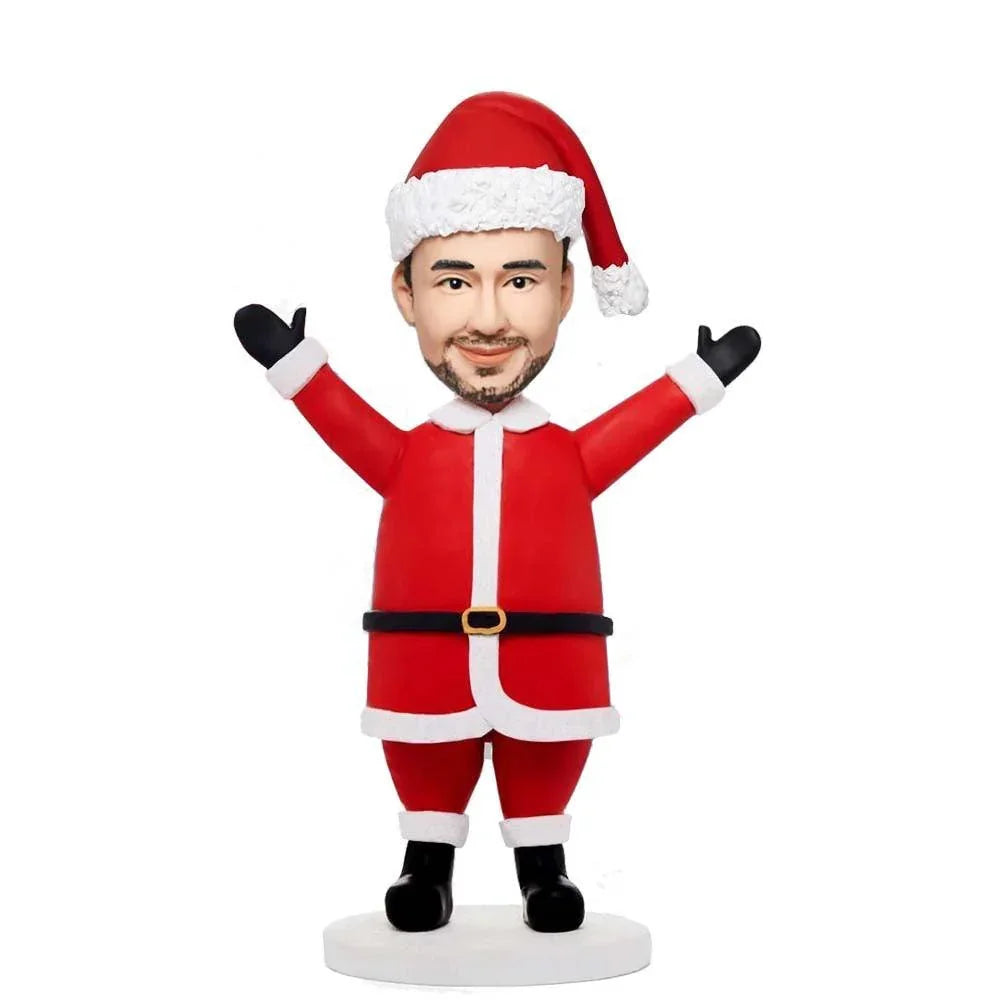 Christmas series-Lucky Santa Custom BOBBLEHEAD - Mydedor Bobblehead and Custom gifts Shop