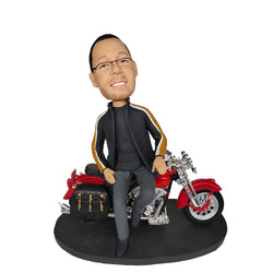 Motorcyclist Custom Bobblehead - Mydedor Bobblehead and Custom gifts Shop