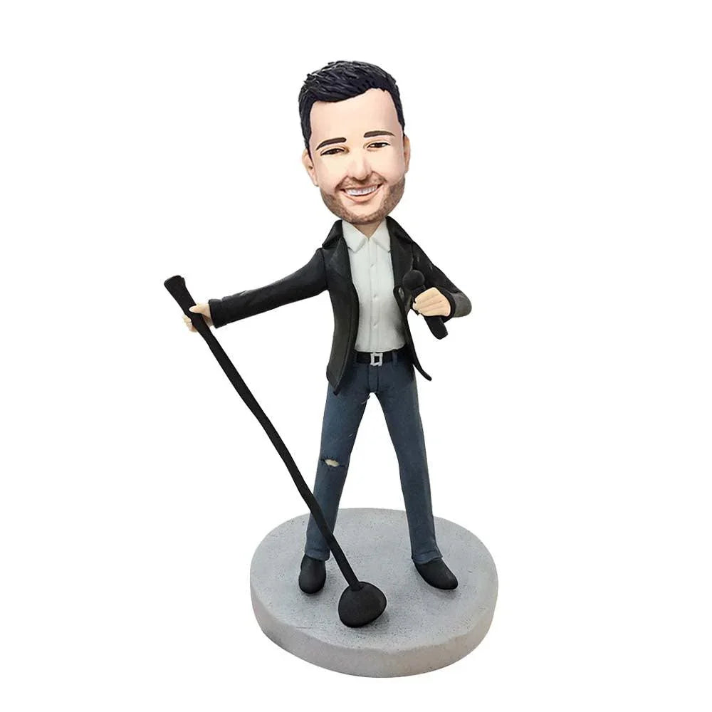 Fashion Singer Custom Bobblehead - Mydedor Bobblehead and Custom gifts Shop