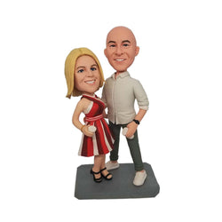 Holiday Commemorates Couples Custom Bobblehead - Mydedor Bobblehead and Custom gifts Shop