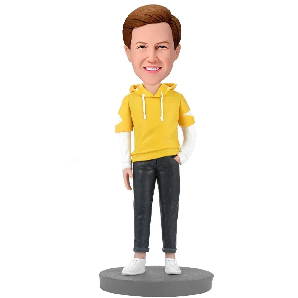 Hoodie Suit Custom Bobblehead - Mydedor Bobblehead and Custom gifts Shop