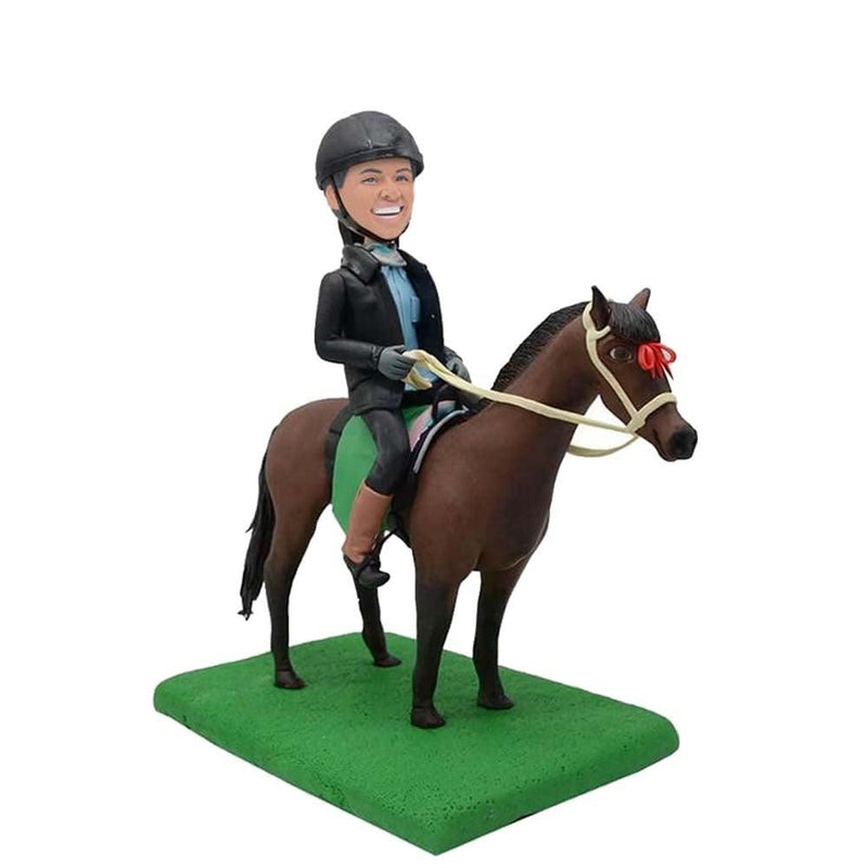 Horse Racer Custom Bobblehead - Mydedor Bobblehead and Custom gifts Shop