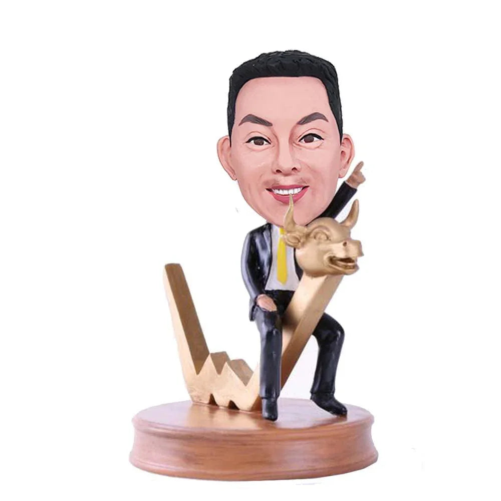 The King Of Stock Custom Bobblehead - Mydedor Bobblehead and Custom gifts Shop