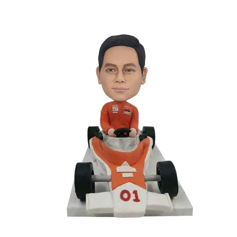 Handsome Kart Rider Custom Bobblehead - Mydedor Bobblehead and Custom gifts Shop