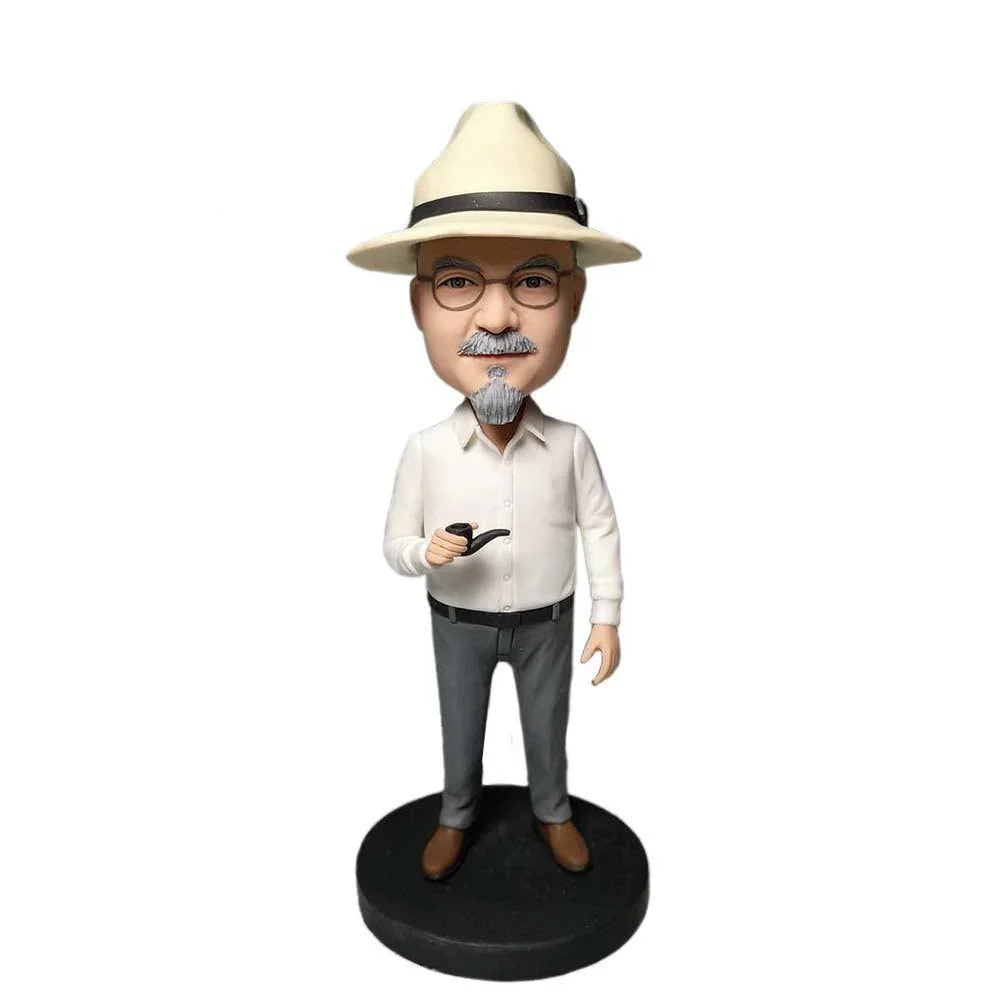 Pipe Grandpa BOBBLEHEAD - Mydedor Bobblehead and Custom gifts Shop