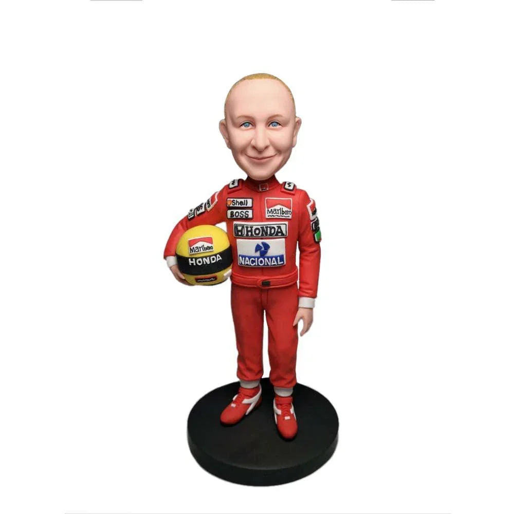 Racer BOBBLEHEAD - Mydedor Bobblehead and Custom gifts Shop