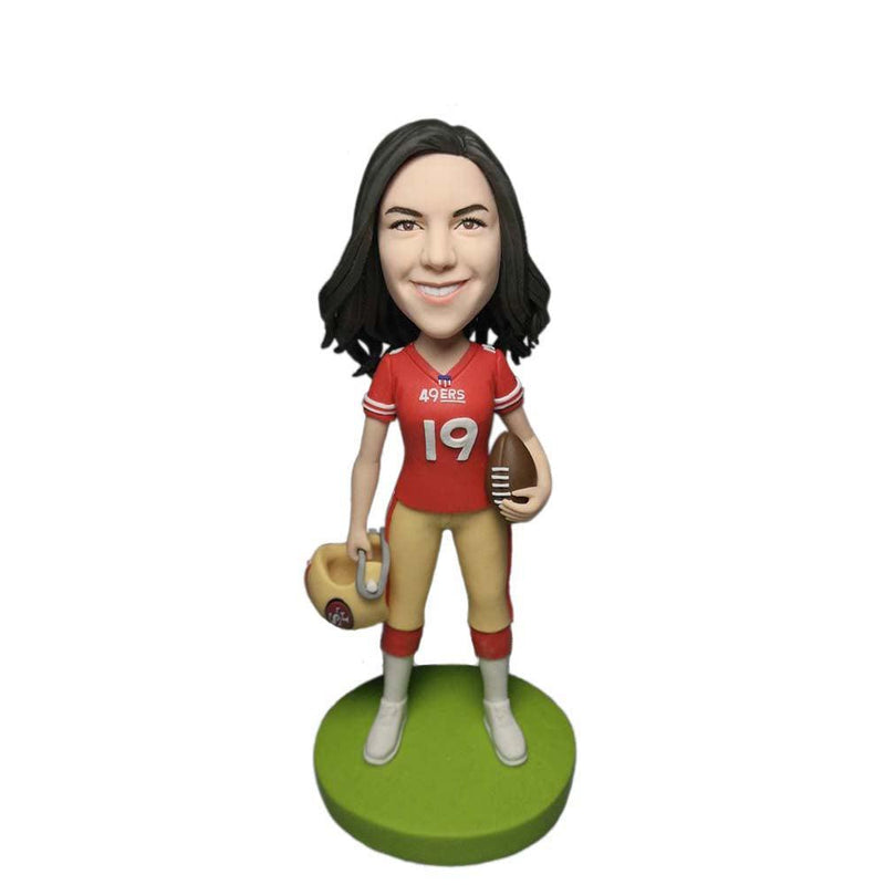 Rugby Series-San Francisco 49ers custom bobblehead - Mydedor Bobblehead and Custom gifts Shop