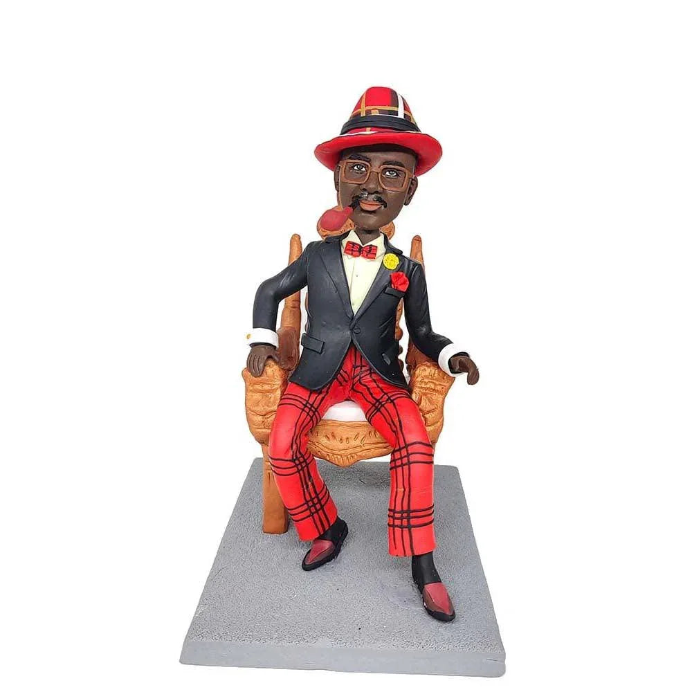 SIT IN THE CHAIR BOBBLEHEAD - Mydedor Bobblehead and Custom gifts Shop