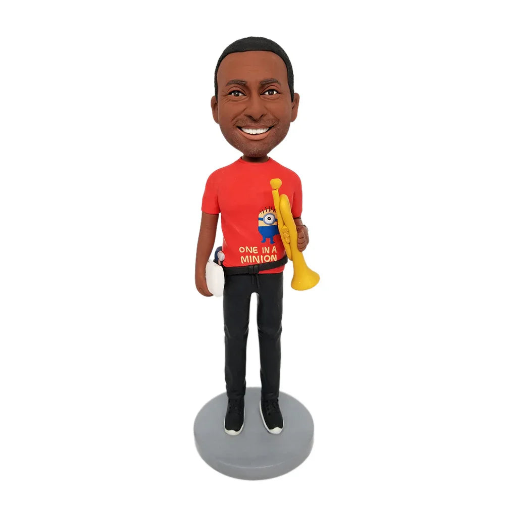 Custom Trumpet player Bobblehead