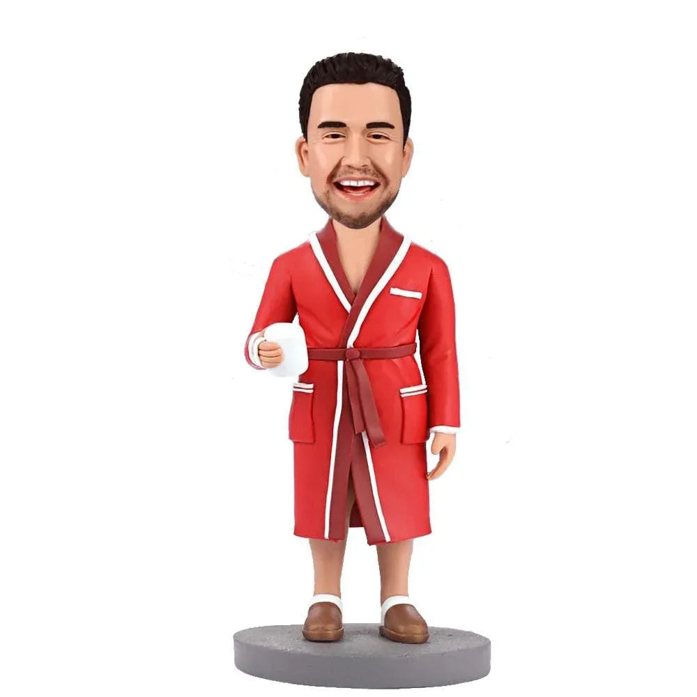 Wearing Pajamas Custom BOBBLEHEAD - Mydedor Bobblehead and Custom gifts Shop