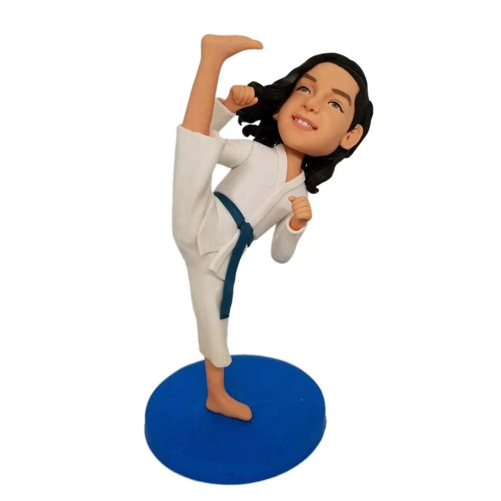 Taekwondo Player Bobblehead - Mydedor Bobblehead and Custom gifts Shop