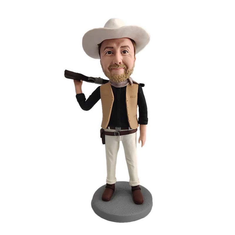 Cowboy Custom Bobble Head-Mydedor Bobblehead and Custom gifts Shop