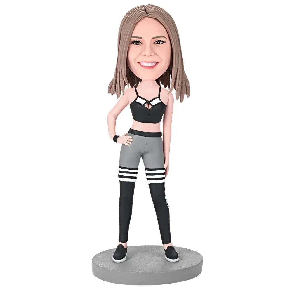 Sports Girl Custom Bobblehead - Mydedor Bobblehead and Custom gifts Shop